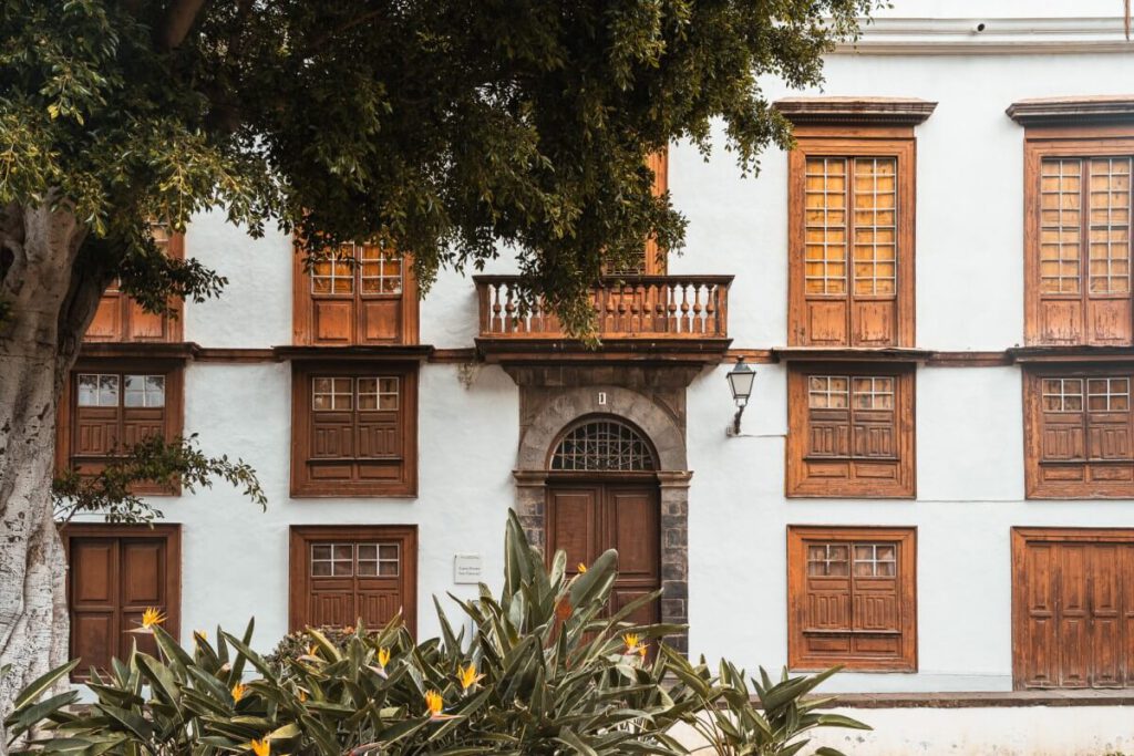 Fassade der Casa Los Caceres in Icod de los Vinos