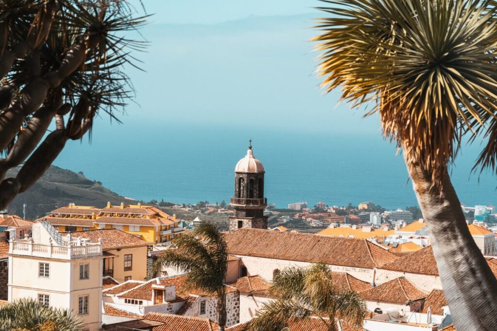 Blick aufs Meer in La Orotava.