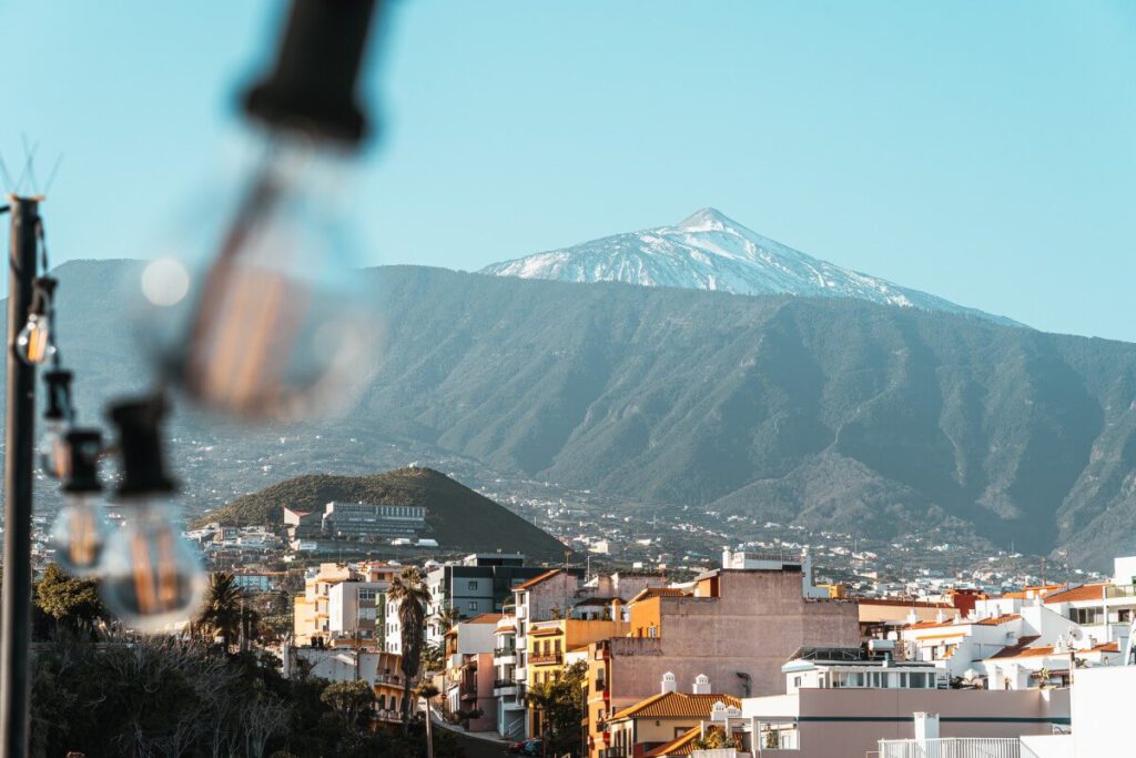 Puerto de la Cruz Blick auf Teide
