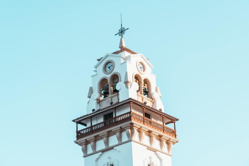 Kirchturm der Basilika von Candelaria