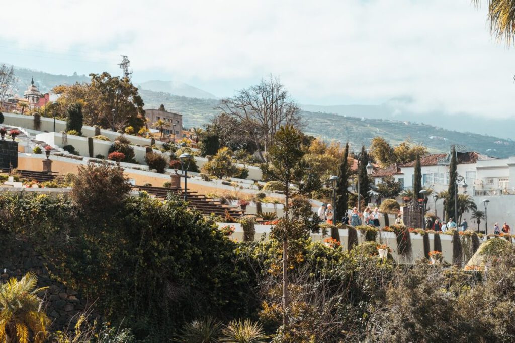 Terrassen des Victoria Garten in La Orotava