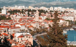 Altstadt von Split mit Diokletian Palast