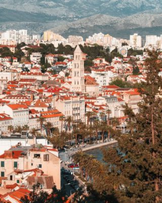Altstadt von Split mit Diokletian Palast