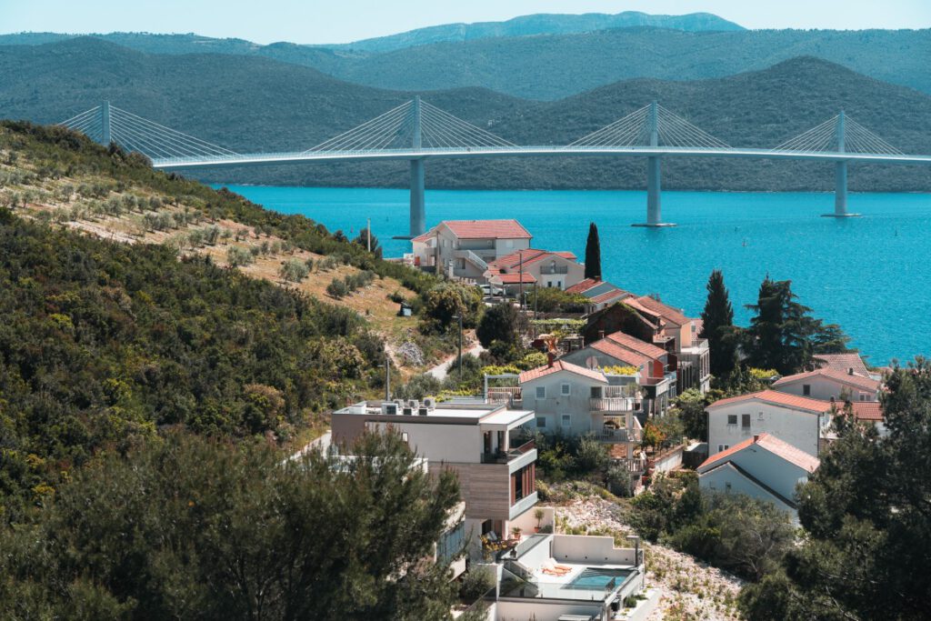 Peljeski most Brücke in Kroatien