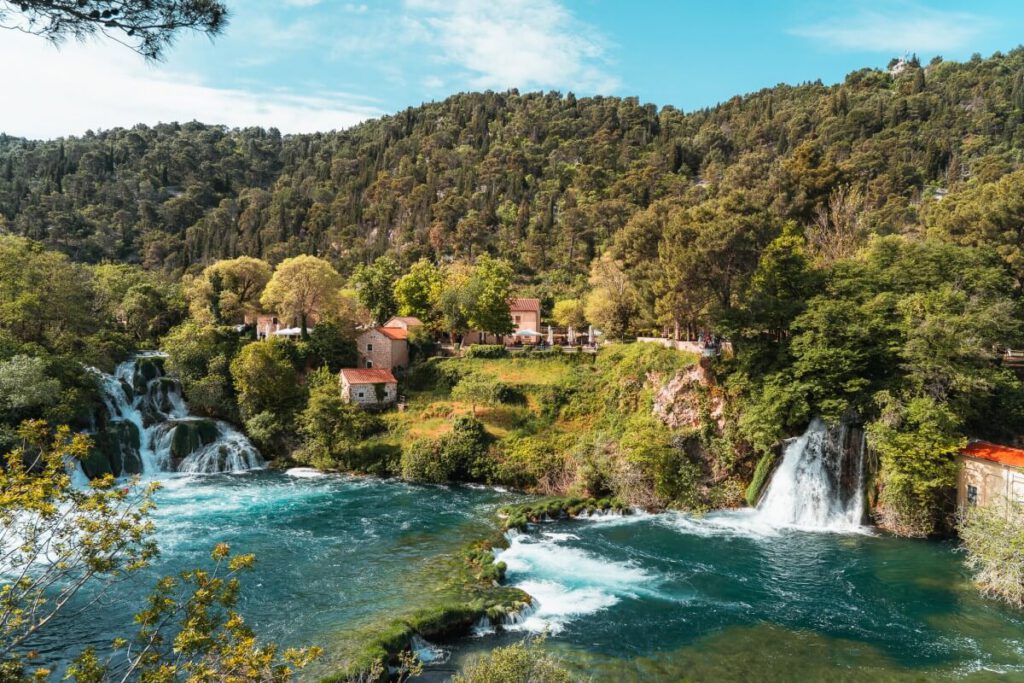 Krka Nationalpark Skrdinski Buk erster Bereich