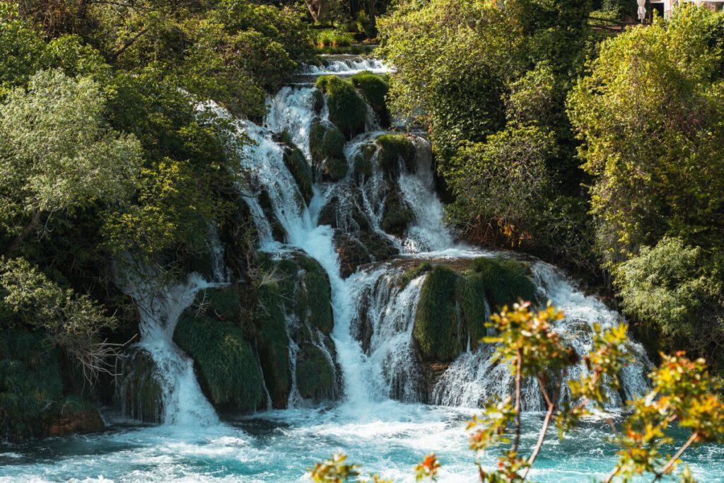 Wasserfall im Krka Nationalpark