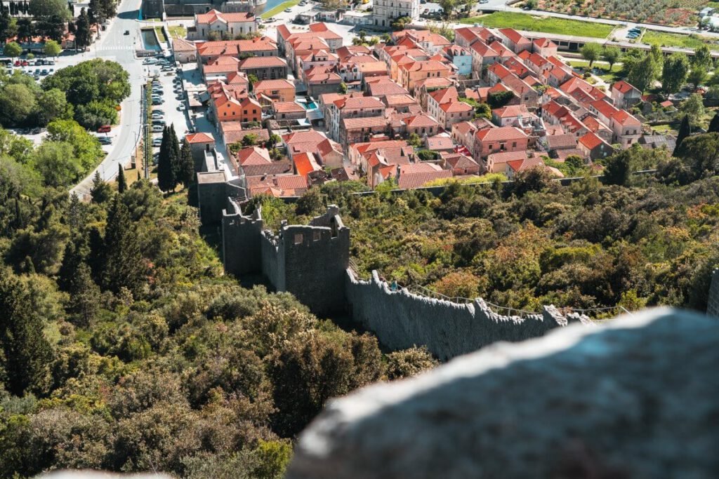 Blick auf Ston